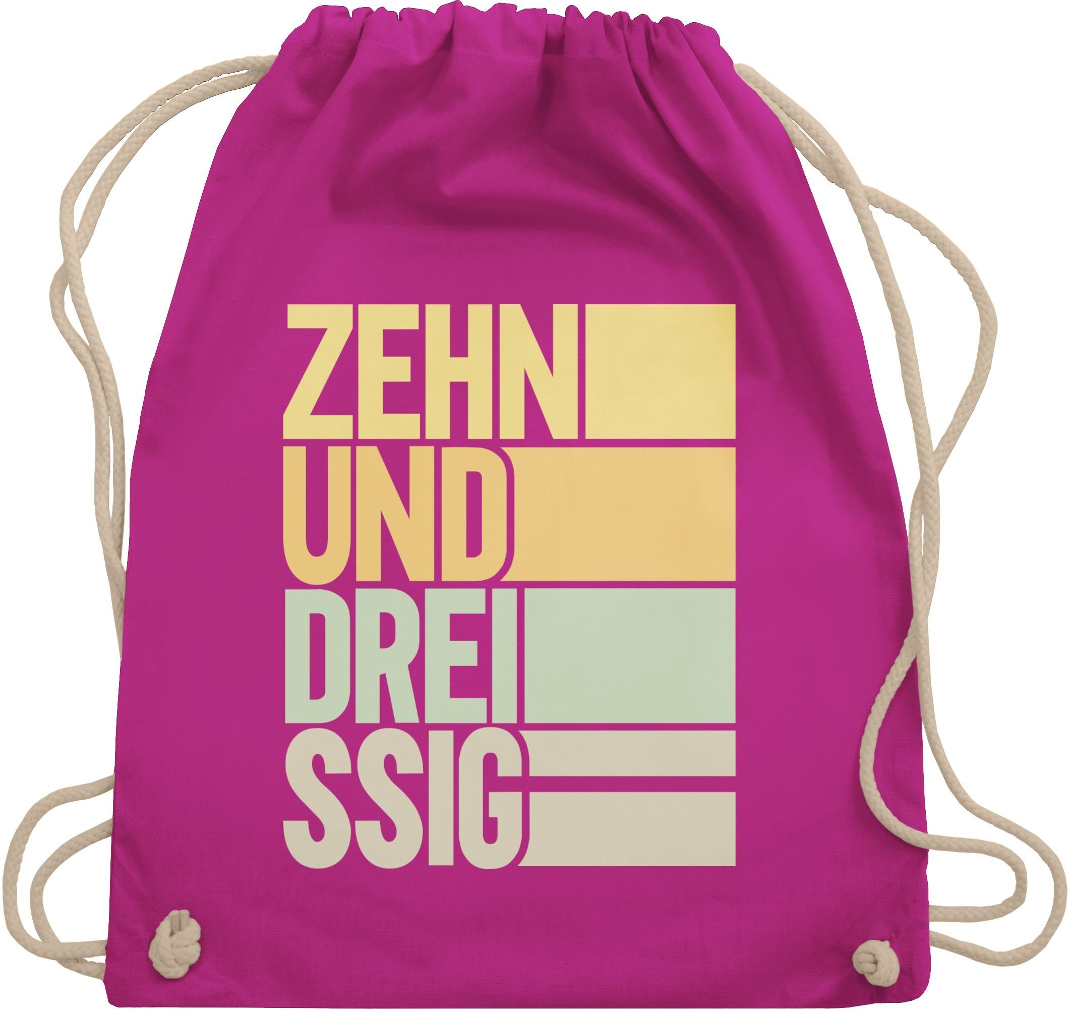 Shirtracer Turnbeutel »Zehnunddreissig 40. Geburtstag Turnbeutel